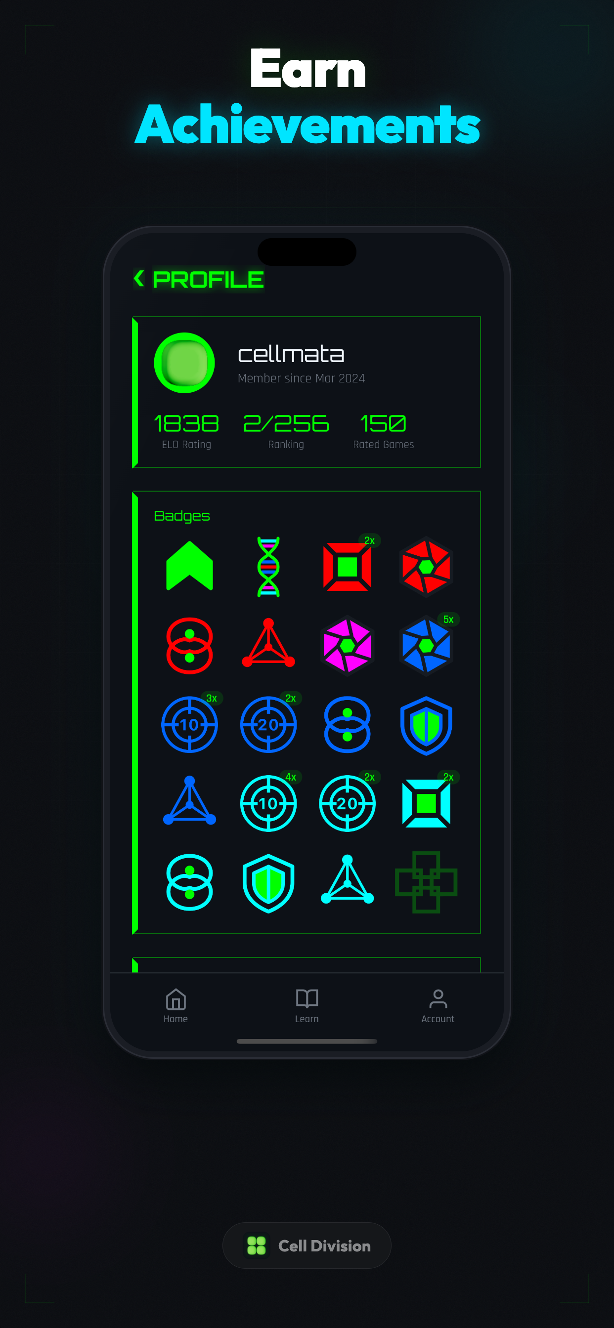Cell Division badges